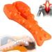 Neulleben therapy trigger point massage device Original back extension Align neck cushion for neck and shoulder relaxation-upper back massage point trapezius and neck massage device orange