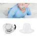 Alomejor Baby Pacifier Set - Stylish DIY Photo Decoration Infant Bling Clip for Newborn Silver M - Buy Online on GoSupps.com