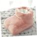 Packove USB Plush Shoes Heater | Warm Foot Massager & Electrical Slippers | Ideal for Free Time & Office | Pink Rosa Size 1 - Buy Online on GoSupps.com