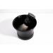 Epsilon Ceramic Shaving Bowl with Black Handle | Unique Standard Shaving Accessories - International Shipping Available - Buy Online on GoSupps.com