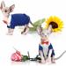 Hjyokuso Cat Tuxedo Wedding Outfit with Bow Ties | Formal Suit & Dresses for Sphynx & Rex Breeds | Small Blue - Buy Online on GoSupps.com