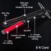Buy 2 in 1 Hair Straightener & Curling Iron | Adjustable Temp Auto-Off Dual Voltage - Perfect for International Shipping - Buy Online on GoSupps.com