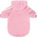 Shop Ducomi 100% Cotton Hood Dogs Sweatshirt - Warm Monochrome Dog Sweater for All Breeds & Sizes (XS Pink) - International Shipping Available - Buy Online on GoSupps.com