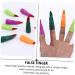 40 pcs fake finger cot vampire finger witch finger claws halloween finger cover Fake Fingers Nail witch finger props scary witches nails makeup toys artificial plastic finger light - Buy Online on GoSupps.com