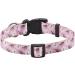Mihqy Adjustable Dog Collar - Soft Comfort Design with Bohemian Flowers for Small Medium & Large Dogs | XS Size (20-30 cm Neck) - Buy Online on GoSupps.com