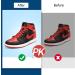 JOMBOFUN 4 Pair Shoe Crease Protectors for Sneakers - Premium Anti Crease Guards for Air Force 1, Jordan 1, Dunk Low & More | Men's Size 7-12/Women's Size 5-8 - Buy Online on GoSupps.com
