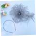 DRESSOOS 1 Set Hair Clip Hair Pin Tiara Hair Barrettes Gauze Cloth Headdress Hat Hairpin Hair Hoops Elegant Barrette Bride Linen Yarn Grace - Buy Online on GoSupps.com