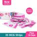 Wondfo Pregnancy Test 25 Strips - Early Detection 10 MIU/ml - Reliable & Fast Results with 10 Urine Cups - Buy Online on GoSupps.com