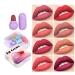 8 Colors Mini Matte Lipstick Set Lipstick Capsules Mini Capsule Tubes Waterproof Long Lasting 24 Hour Wear Cute Mini Lipstick for Girls and Women