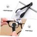10pcs Portable Eyeglasses Cleaner Wipes - Multifunctional Cleaning Clips for Glasses & More - Buy Online on GoSupps.com