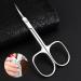 Cuticle Scissors Stainless Steel Manicure Grooming Scissors Curved Slice Pedicure Tool for Nail - Buy Online on GoSupps.com