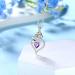 Cute Cat Necklace with Sparkling Zirconia Crystal Birthstone Pendant Necklace for Girls Womens White Gold Over 925 Sterling Silver Animal Necklace Birthstone Jewelry Sweet Present Girlfriend Sisters B February-Amethyst - Buy Online on GoSupps.com