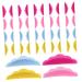 DRESSOOS 40 Pairs Eyelash Silicone Gasket Lash Lift Kit Eyelash Tools Lashes Tool Eyelash Perming Gasket Lash Lift Pads Eyelash Supplies Lash Perming Rods De Silica Gel Triple Accessories