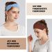 Shop 6 Colors Women's Sports Headbands - Elastic Hair Bands for Running Yoga & More - Ideal for All Head Sizes - Buy Online on GoSupps.com