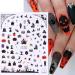 JMEOWIO 12 Sheets Halloween Nail Art Stickers Decals Self-Adhesive Candle Nail Supplies Nail Art Design Decoration Accessories - Buy Online on GoSupps.com