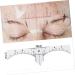 Ipetboom 10pcs Set Microblading Ruler Sticker Scale Ruler Eyebrow Stencil Eyebrow Stickers Make up - Buy Online on GoSupps.com
