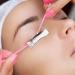 100 Microburst Eyelash Brushes - Disposable Applicators for Extensions Makeup & Cleaning | Pink - Perfect for Professionals & At-Home Use - Buy Online on GoSupps.com