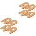 Healvian 4 Pairs Transparent Heel Pad Silicone Heel Cushion Pads for Heels Heel Pad for Women Silicone Heel Pad Silicone Pad for Shoe Boost Insole Man Accessories Women's Shoes