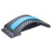 Backer 1 piece Back Stretch Equipment Massager Magic Bahre Fitness Lumbar spine Relaxation Back pain pain relief massage hall back extensor back gear (size: blue)