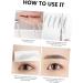 FRCOLOR 8 Pcs Eyebrow Stickers Waterproof Makeup False Eyebrows Sticker Eyebrow Stencils 6d Tool Transport - Buy Online on GoSupps.com