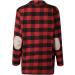 Long Shirt Outerwear Top Thin Warm Knitted Coat Women's Blouse V-Neck Shirt Tunic Long Women's Tunic Women's Shirt Casual Checked Shirt Women's Winter Chunky Knit Jacket D-red XXL - Buy Online on GoSupps.com