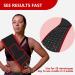 Bestqool Red Light Therapy Belt - Near Infrared Fat Loss & Pain Relief for Elbow Joint and Back Pain - Buy Online on GoSupps.com