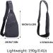 TOLOG Anti-Thief Sling Bag | Lightweight Crossbody Backpack for Travel & Hiking - Dark Grey - Buy Online on GoSupps.com