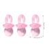 200pcs Pink Acrylic Pacifiers - Baby Nipples for Baptism & Birthday Gifts Mini Decoration Accessories High Gloss Finish - International Shipping Available - Buy Online on GoSupps.com