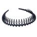 Yeshan Plastic Teeth Headbands - Pack of 6 Non-slip Wavy Thin Hair Bands for Women and Girls - Mixed Colors - Buy Online on GoSupps.com