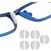 Folpus 10pcs Silicone Children Eyeglass Nose Pads - Comfortable Soft Thickened Replacement for Eyewear & Sunglasses - White - Buy Online on GoSupps.com