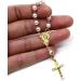 Stylish Religious Jewelry | Comfortable Pearl Bracelet & Rosary Chain - Perfect Silver Gift for Women & Girls - Buy Online on GoSupps.com