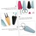 FRCOLOR 12-Pcs Leather Scissor Covers - Durable Embroidery Shear Protectors & Pouches | International Shipping Available - Buy Online on GoSupps.com