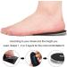 SQHT Adjustable Orthopedic Heel Lift - Height Increase Insoles for Leg Length Discrepancies and Achilles Tendonitis - Heel Cushion Lifts for Heel Pain | Black, Small-Women's 4.5-9.5/Men's 6-8.5 - Buy Online on GoSupps.com