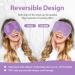 NEWGO Cooling Gel Eye Mask - Reusable Cold Eye Pack for Puffy Eyes, Dark Circles, Migraine Relief - Purple - Buy Online on GoSupps.com