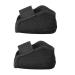FRCOLOR 1 Pair Heel Protector Insoles for Plantar Protection Feet Cover Non-Slip Heel Pad Heel Pads Cushon Insoles for Heels Shoe Pads for High Heels Damping Boots Black 12.8x6x0.5cm