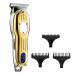 Hair Clippers for Men All Metal Hair Clipper Electric Professional Men's Hair Cutter Grooming Kit Hairdresser Trimmer for aTravel(Color:Gold)