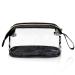 Clear Makeup Bags - Small Travel Cosmetic Bag Waterproof Transparent TSA Approved Toiletry Pouch for Women - Black - Buy Online on GoSupps.com