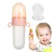 Buy Baby Food Feeding Bottle - Silicone Teether Pacifier for Toddlers | International Shipping Available - Buy Online on GoSupps.com