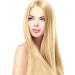 hair2heart Micro Ring Hair Extensions | 100% real Micro Loop human hair | Micro Beads Extension | wavy Hair| #9/0 Light Blonde | 0.5 grams per strand | 20 inch #9/0 20 Inch - Buy Online on GoSupps.com