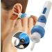 Cordless Safe Vacuum Ear Wax Remover | Painless & Vibration-Free | Spiral Ear-Cleaning Device | Blue - Buy Online on GoSupps.com