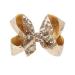 2 PCS Gold Sequins Large Bow Alligator Hair Clips - Women, Teens, Girls, Kids Barrettes Accessories 6 Inches - Buy Online on GoSupps.com