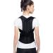 Jingshubo Adjustable Back Posture Corrector for Men & Women - Black B05 4XL | Lumbar Support & Spine Alignment - Buy Online on GoSupps.com