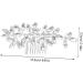 Mikinona Crystal Hair Accessories Hair Pins Wedding Decor Wedding Hair Accessories Rhinestone Hair Comb for Wedding Rhinestone Hair Comb for Bridal Gem Headgear Miss Rhinestones - Buy Online on GoSupps.com