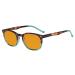 Eyekeper anti blue light more than 94% computer glasses glare-free reflex-reducing fatigue-free anti-fitting scratch-resistant yellow toned without strength turtle/green-BB98 lens