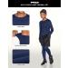 TSLA Kid's Soft Fleece Lined Thermal Underwear Set - Navy, Size 12 - Buy Online on GoSupps.com