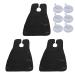 eecoo Beard Apron Beard Shaving Cape Beard Catcher Beard Shaving Apron Beard Trimming Apron Shaving Apron Shaving Cape(black)
