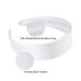Wecoe White Silk Satin Headband - 1.6 Inch Wide Non-Slip Fashion Hair Band for Women & Girls | DIY Holiday Hair Accessory | Gift Idea - Buy Online on GoSupps.com