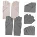 Healeved 2 Pairs protective gloves for manicure gloves breathable Nylon Anti-UV Nail supplies gel sun protection gloves UV nail gloves nail art UV gloves summer - Buy Online on GoSupps.com