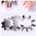 4 Pieces Stainless Steel Rim Trimmer Set - French Smile Line Manicure Tools Nail Stencils & Edge Cutters for Acrylic & Gel Nail Art - DIY Nail Design (Silver) - Buy Online on GoSupps.com