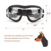 NAMSAN Dog Goggles Transparent Pet Sunglasses Waterproof Windproof Eye Protection for Large/Medium Dog Clear - Buy Online on GoSupps.com